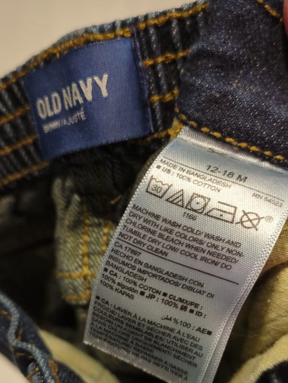 Old Navy Boy's Classic Indigo Straight Jeans